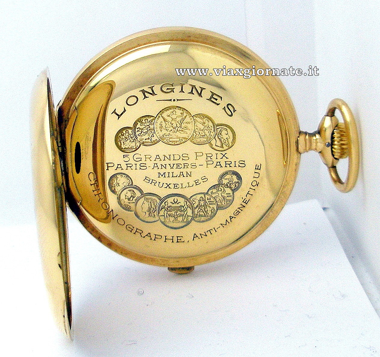 longines 5 grands prix pocket watch